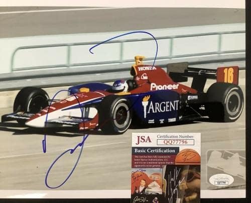 Даника Патрик е Подписала Снимка 8x10 Indy500 Racing Auto Argent Pioneer Go Daddy JSA - Снимки НАСКАР с автограф