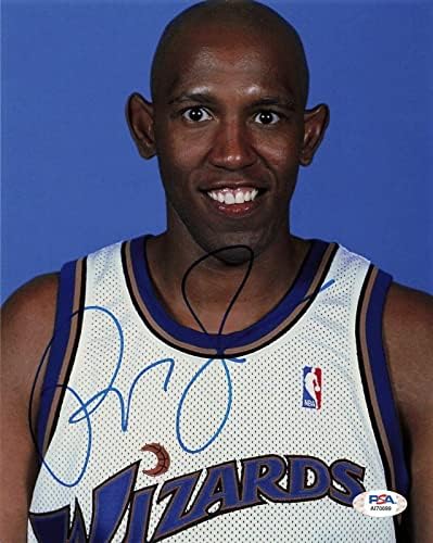 Попай Джоунс подписа снимка 8x10 PSA / DNA С автограф Washington Wizards - Снимки на НБА с автограф